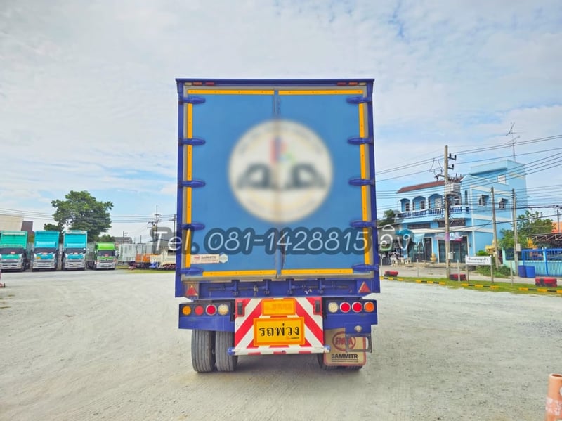 หางตู้ผ้าใบ สามเพลา สามมิตร ปี 65 (0160)