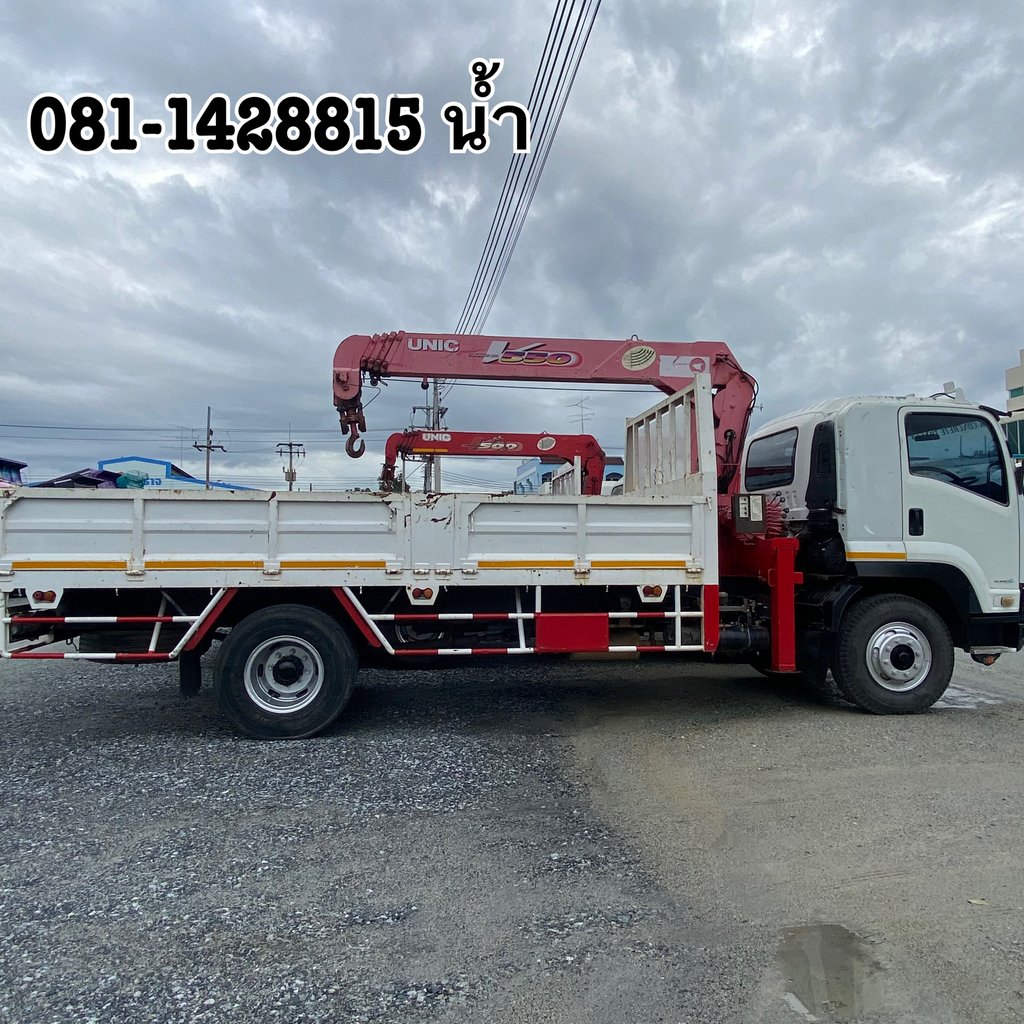 🚚หกล้อเครน ISUZU FTR 240แรงม้า ปี 2557 (0947)
