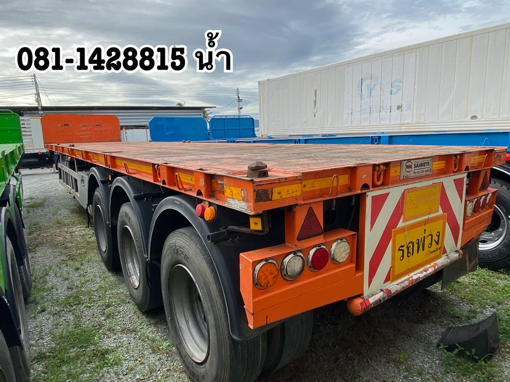 💥 หางพื้นเรียบ สามเพลา อู่สามมิตร ปี 2565 (6080) 💥 หางพื้นเรียบ สามเพลา อู่สามมิตร ปี 2565 (6080)
