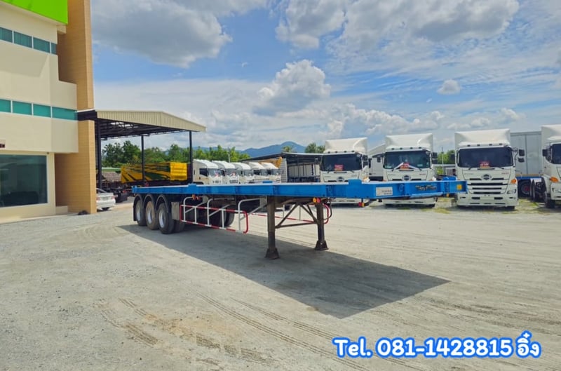 หางพื้นเรียบ สามเพลา อู่ Wafa ปี 2565 (8655)