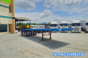 หางพื้นเรียบ  สามเพลา  อู่ WAFA  ปี 2565 (8655)