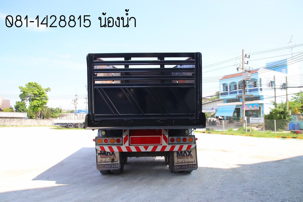 สิบสองล้อดั้มพ์ ISUZU FXZ 360 แรงม้า ปี 65 +หางดั้มพ์ สามเพลา อู่แม็กเทรลเลอร์ ปี 65 (3777 3778)