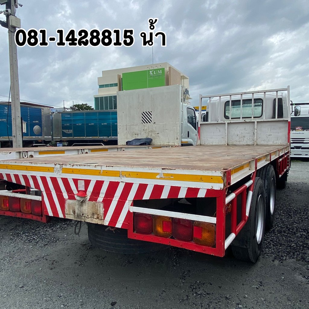 🚚สิบล้อพื้นเรียบ ISUZU FVM 240 แรง ปี 2555 (5844) 🚚สิบล้อพื้นเรียบ ISUZU FVM 240 แรง ปี 2555 (5844)