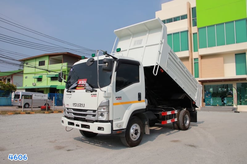 หกล้อดั้มพ์  ISUZU FRR 210  แรง ปี 2566 (4606)