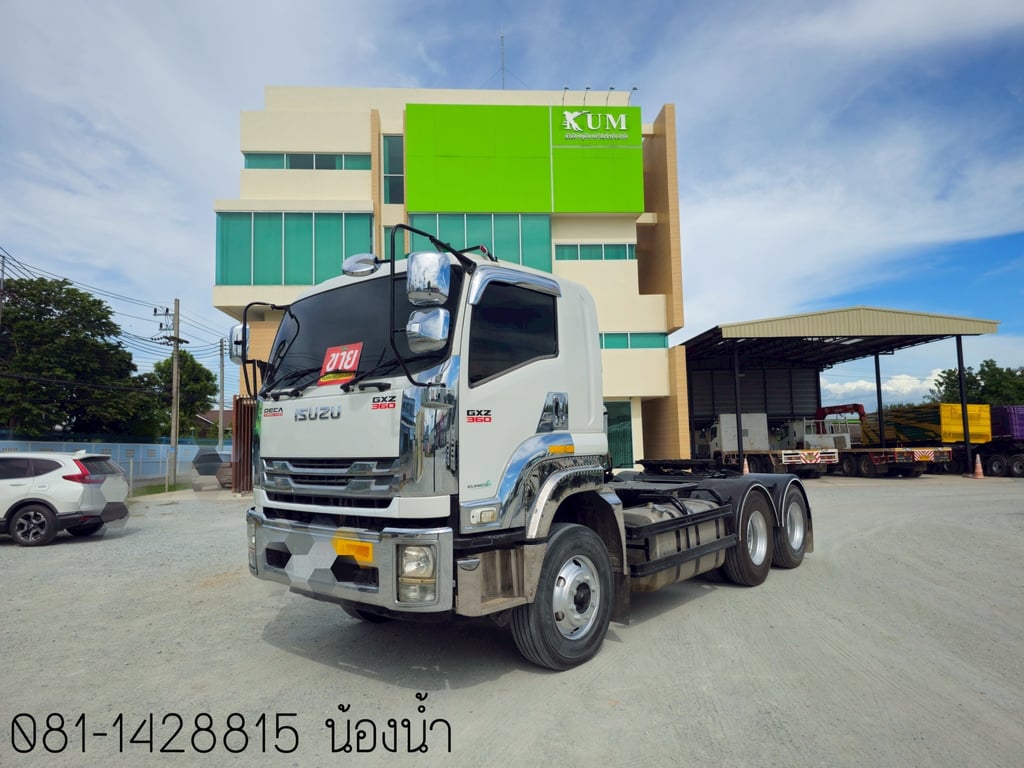 ISUZU GXZ 360แรงม้า รถบรรทุก 10ล้อ หัวลาก เฉพาะหัว ปี2016(3822)