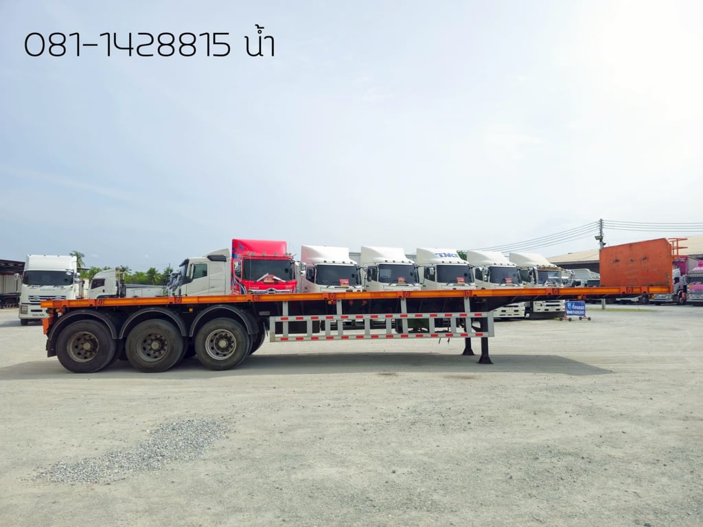 หางพื้นเรียบ สามเพลา อู่ดังสามมิตร ปี 65 (6080) หางพื้นเรียบ สามเพลา อู่ดังสามมิตร ปี 65 (6080)