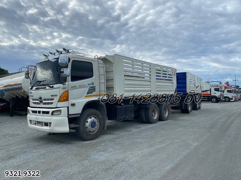 สิบล้อดั้มพ์ HINO FM1A 344 แรง ปี 2553 + หางดั้มพ์ สามเพลา อู่สามมิตร ปี 2555 (9321,9322)