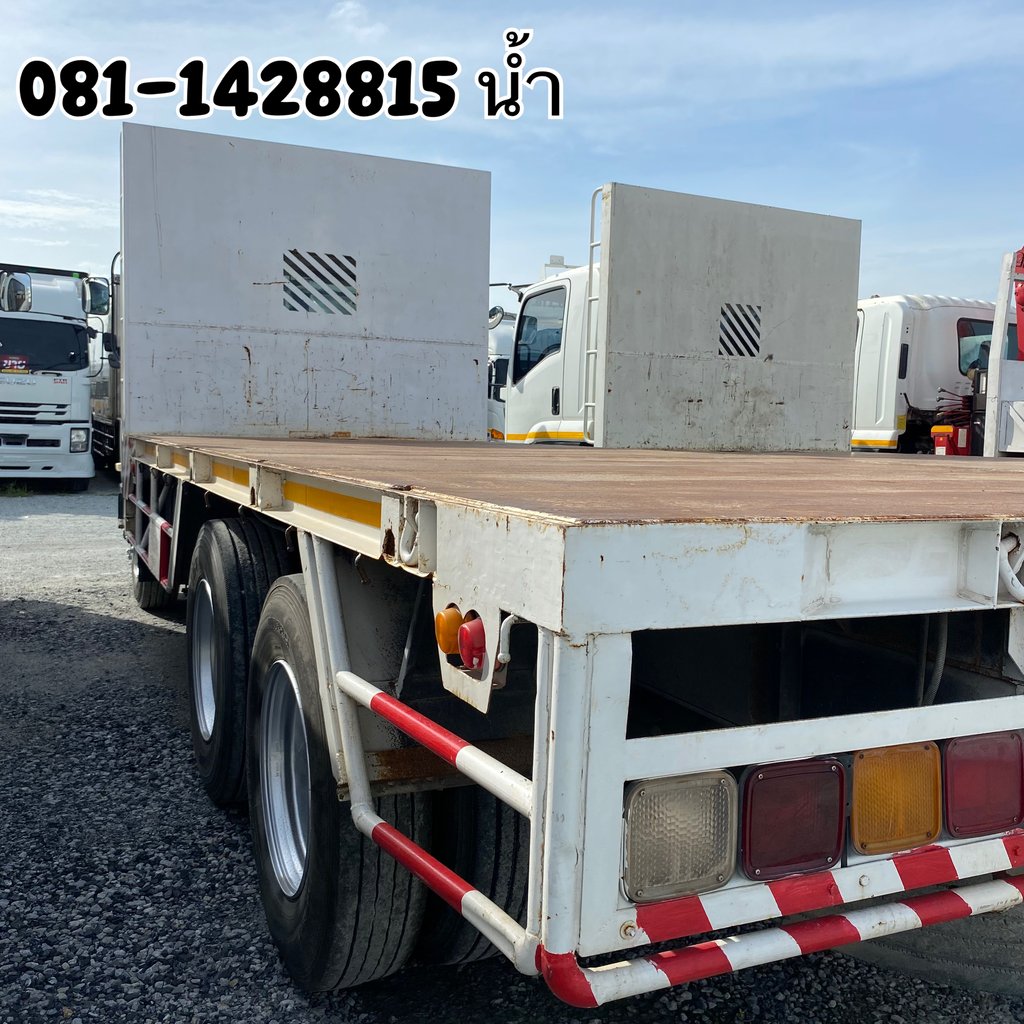 ISUZU FVZ 300แรงม้า รถบรรทุก 10ล้อ พื้นเรียบ ปี2014 (0812)