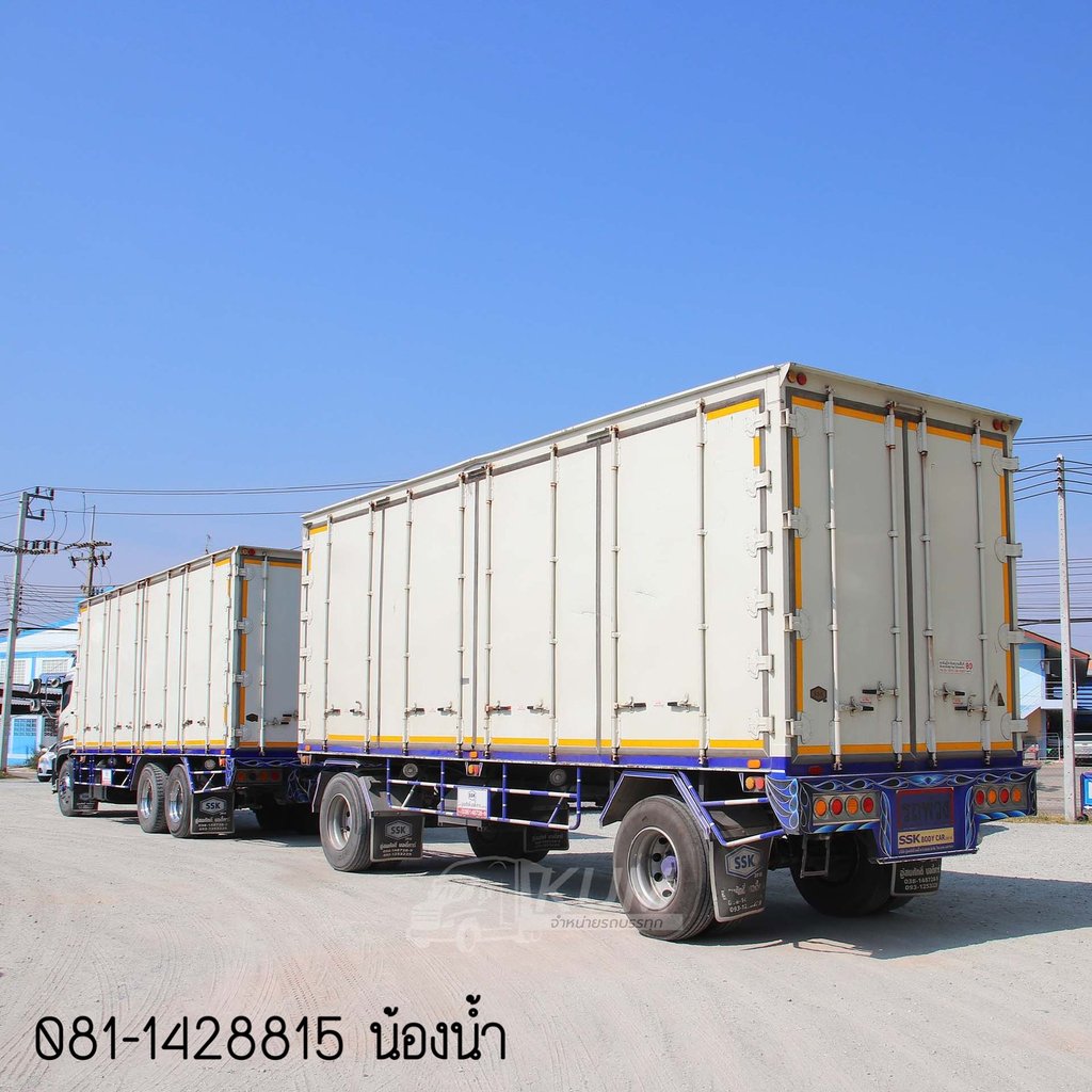 HINO FL 260แรงม้า รถบรรทุก 10ล้อ ตู้แห้ง ปี2021 (6127 6128)