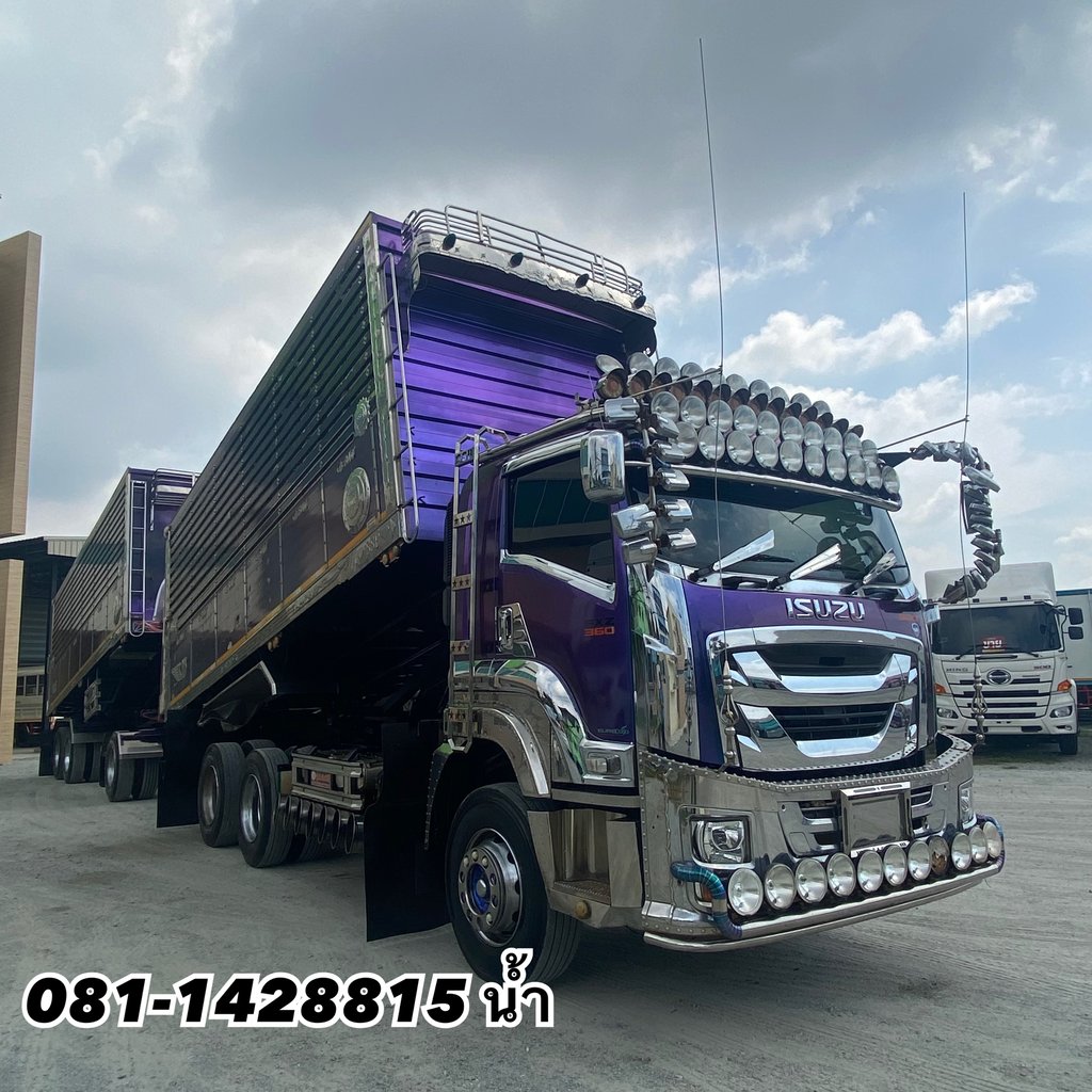 🚚 ISUZU FXZ 360แรงม้า รถบรรทุก 10ล้อ พ่วงแม่ลูก ปี2023 (3111 3112) 🚚 ISUZU FXZ 360แรงม้า รถบรรทุก 10ล้อ พ่วงแม่ลูก ปี2023 (3111 3112)