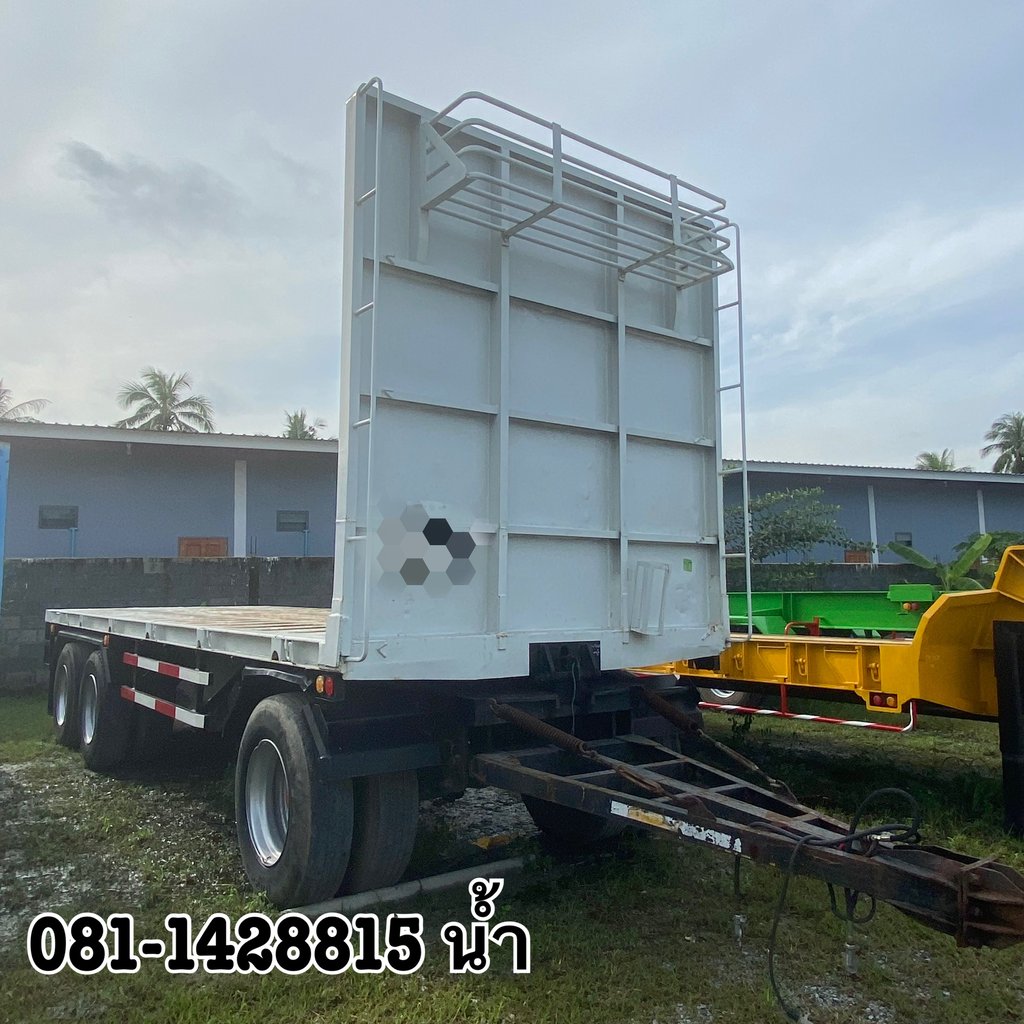 🚚 หางพื้นเรียบ สามเพลา อู่SSK ปี 60 (3648)