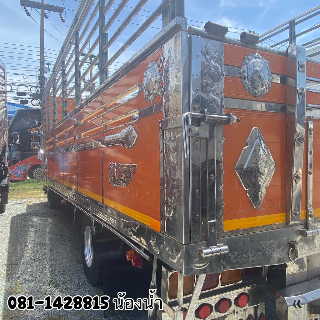 ISUZU FRR 210แรงม้า รถบรรทุก 6ล้อ กระบะคอกสูง ปี2020 (3563)