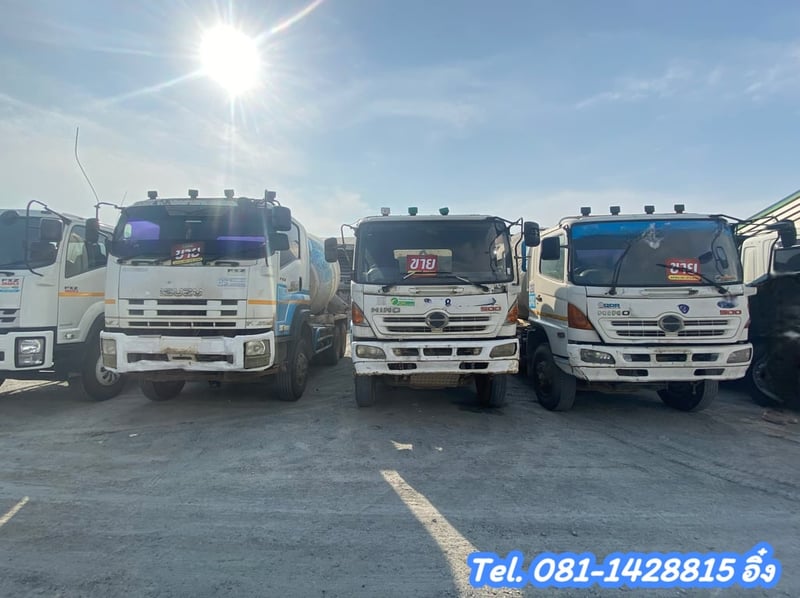 สิบล้อโม่ปูน ISUZU FXZ 360 แรง ปี 2557 และ สิบล้อโม่ปูน HINO FM1A 330 แรงป ปี 2556,2557 (1762,9081,1782) สิบล้อโม่ปูน ISUZU FXZ 360 แรง ปี 2557 และ สิบล้อโม่ปูน HINO FM1A 330 แรงป ปี 2556,2557 (1762,9081,1782)