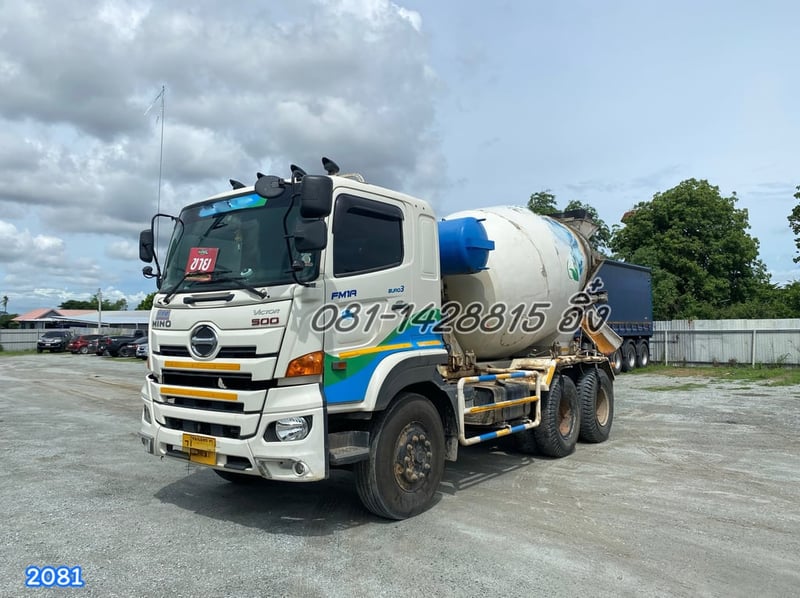 ✨✨รถโม่ปูนเข้าใหม่ ราคาพิเศษ✨✨ สิบล้อโม่ปูน HINO FM1A 344 แรง ปี2567 (2081)