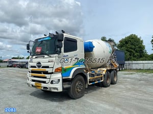 ✨✨รถโม่ปูนเข้าใหม่ ราคาพิเศษ✨✨ สิบล้อโม่ปูน HINO FM1A 344 แรง ปี2567 (2081) ✨✨รถโม่ปูนเข้าใหม่ ราคาพิเศษ✨✨ สิบล้อโม่ปูน HINO FM1A 344 แรง ปี2567 (2081)