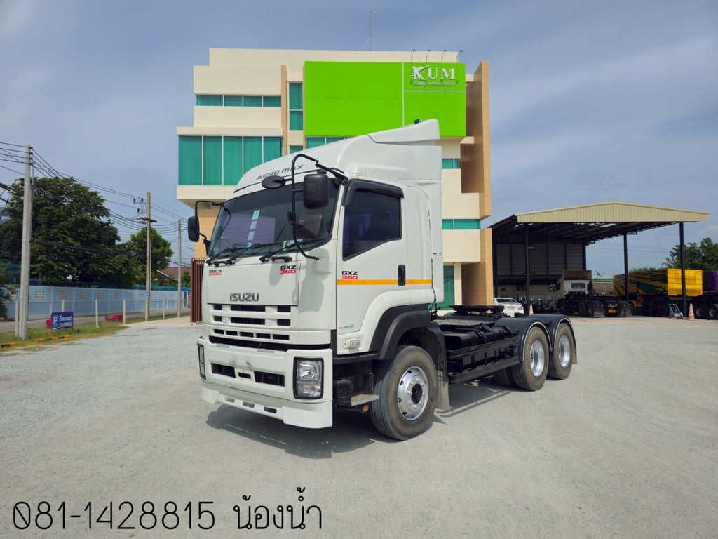 ISUZU GXZ 360แรงม้า รถบรรทุก 10ล้อ หัวลาก เฉพาะหัว ปี2012(6863)