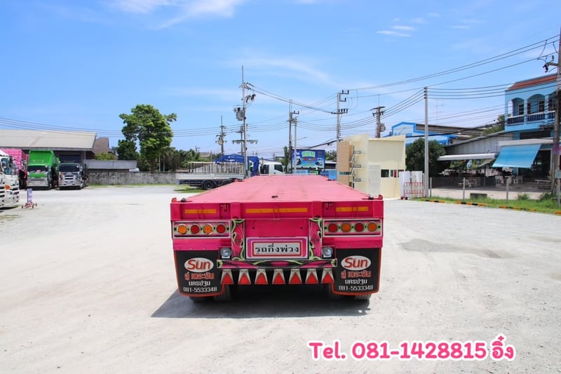 หางพื้นเรียบ สามเพลา อู่เดอะซัน ปี 2565 (0376) หางพื้นเรียบ สามเพลา อู่เดอะซัน ปี 2565 (0376)