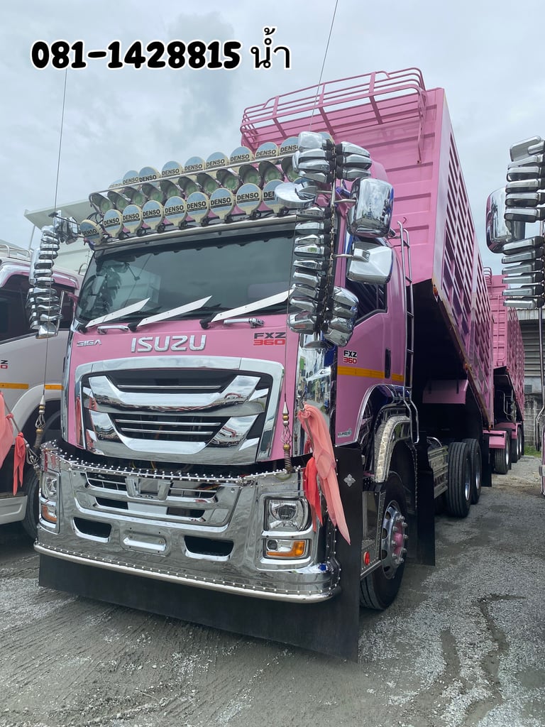 ISUZU FXZ 360แรงม้า รถบรรทุก 10ล้อ พ่วงแม่ลูก ปี2023 (1364 2110)