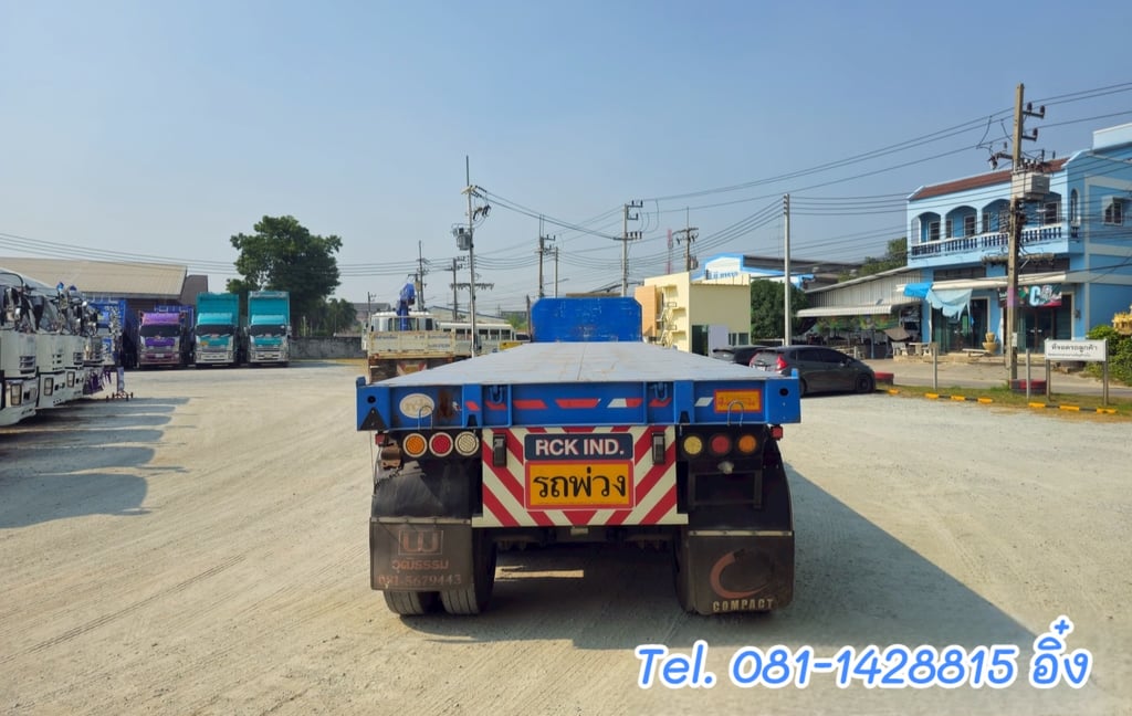 หางพื้นเรียบ สามเพลา อู่ RCK ปี 2565 (5250)