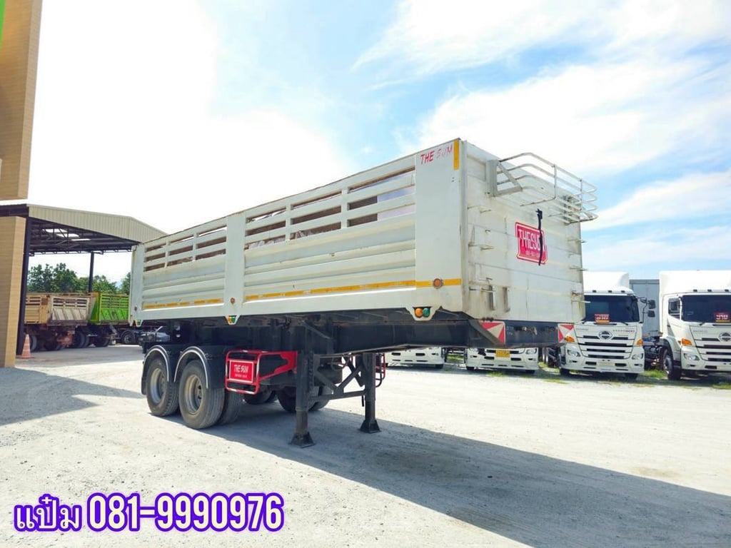 🚚หางเซมิดั้มพ์  ปี 2566 อู่เดอะซัน  สองเพลา Sาคา  580,000.-(3395)