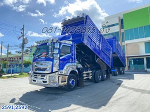 สิบล้อดั้มพ์ ISUZU FXZ 360 แรง ปี 2565 + หางดั้มพ์ สามเพลา อู่เดอะฟินิกซ์ ปี 2565 (2591,2592) สิบล้อดั้มพ์ ISUZU FXZ 360 แรง ปี 2565 + หางดั้มพ์ สามเพลา อู่เดอะฟินิกซ์ ปี 2565 (2591,2592)