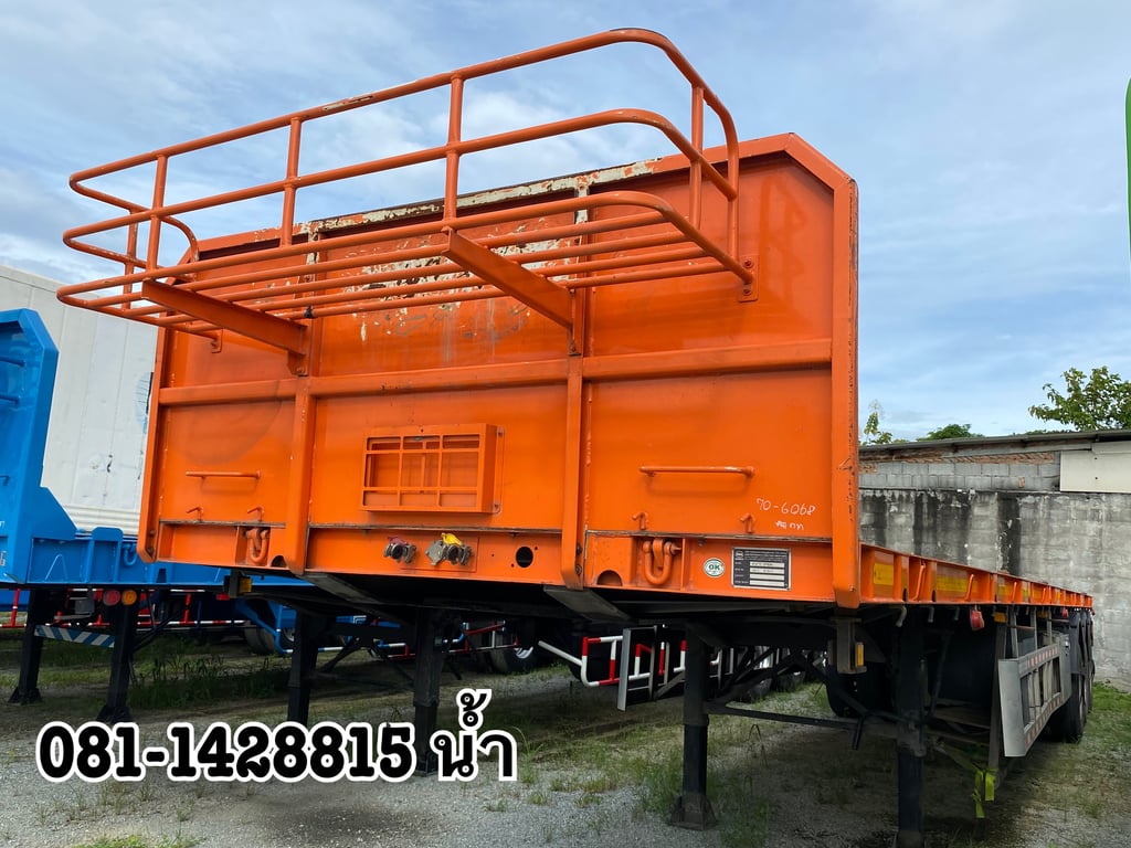 💥 หางพื้นเรียบ สามเพลา อู่สามมิตร ปี 2565 (6080)