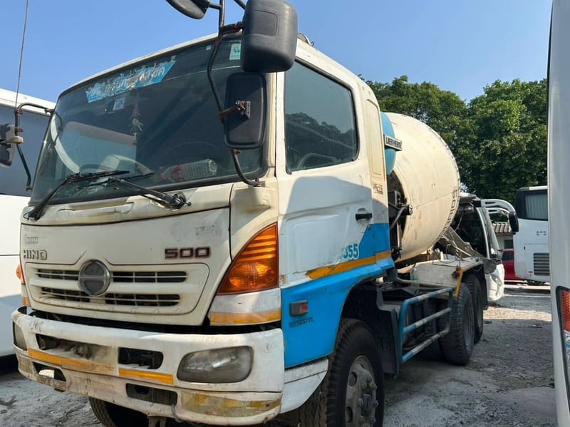 สิบล้อโม่ปูน HINO FM1A 330 แรง ปี 2555 (0741) สิบล้อโม่ปูน HINO FM1A 330 แรง ปี 2555 (0741)