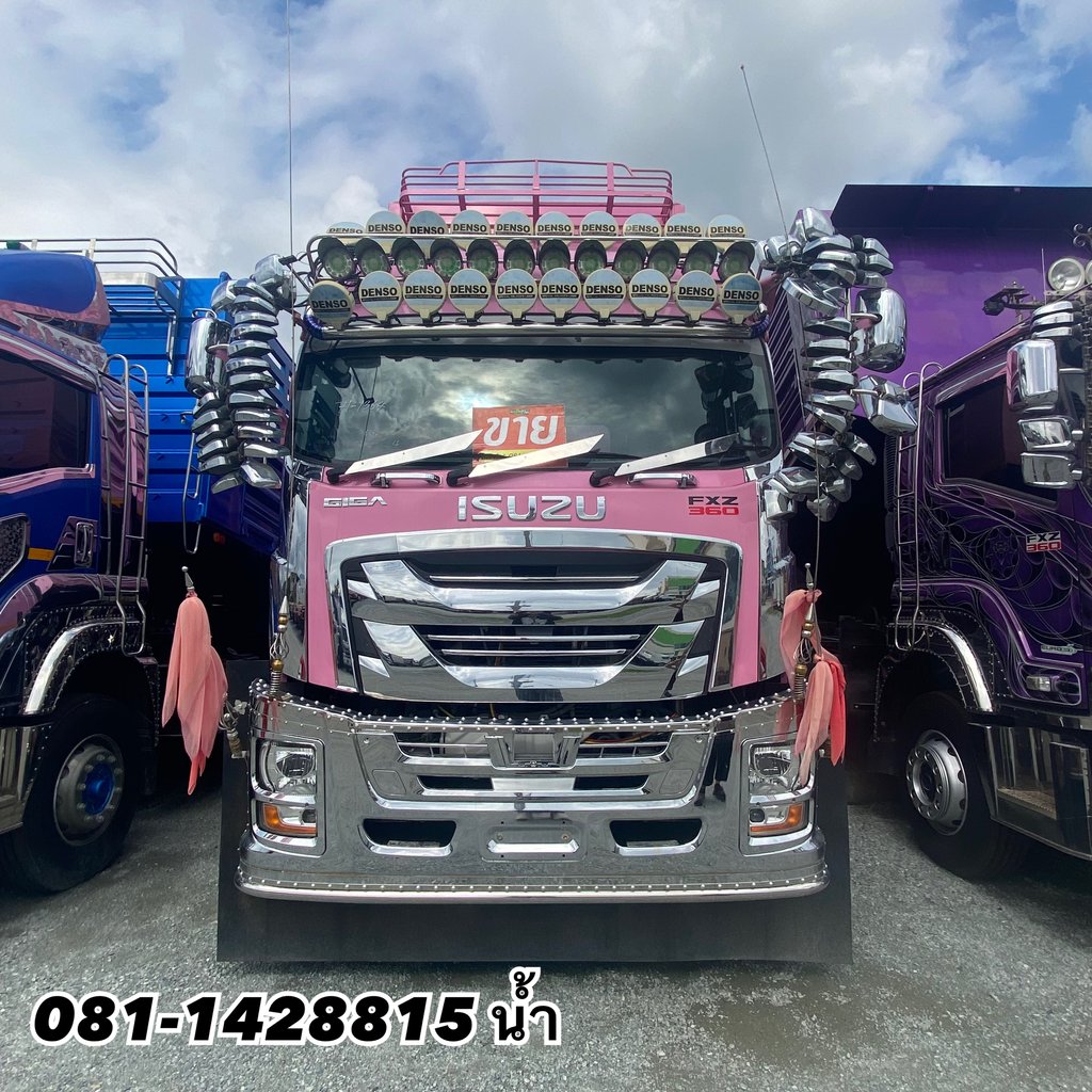 🚚 ISUZU FXZ 360แรงม้า รถบรรทุก 10ล้อ พ่วงแม่ลูก ปี2023 (1364 2110)