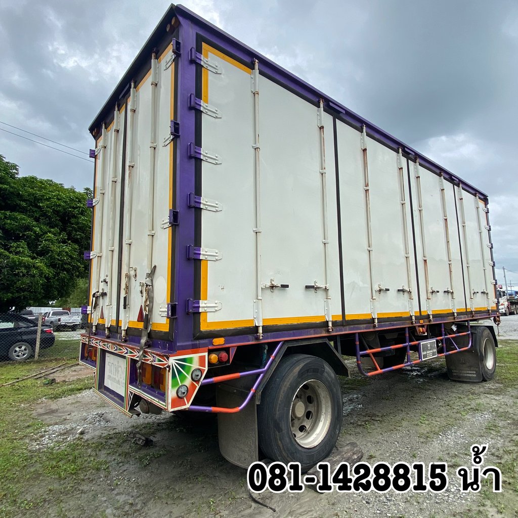 🚚หางตู้สิบบานสองเพลา อู่อัลลิคอร์น ปี 2563 (7735)