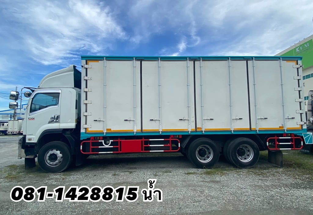 🚚 สิบล้อตู้สิบบาน ISUZU FVM 300 แรง ปี 2562 (0634)