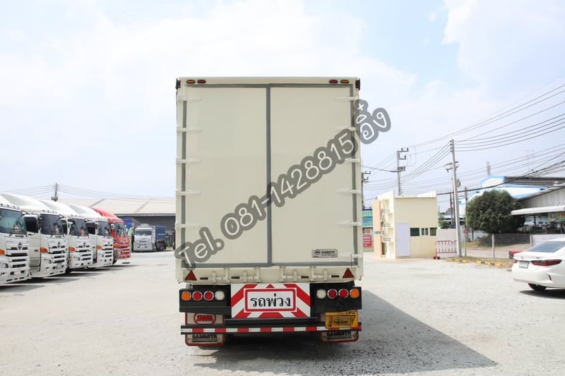 💥💥ลดล้างสต๊อก ลด 300,000.-💥💥  สิบล้อตู้ผ้าใบ HINO FL1A 344 แรง ปี 2567 + หางตู้ผ้าใบ สามเพลา อู่สามมิตร ปี 2567 (5506 5507)