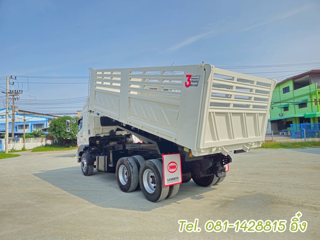 สิบล้อดั้มพ์ HINO  FM1A 344 แรง ปี 2559 (3775)