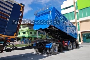 สิบล้อดั้มพ์ ISUZU FXZ 360 ปี 2565 + หางดั้มพ์ สามเพลา อู่เดอะฟินิกซ์ ปี 2565 (2235,3088)