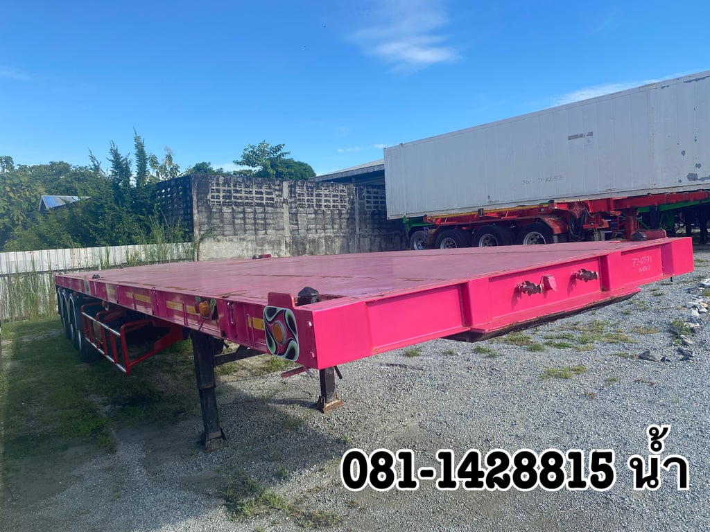 💥 หางพื้นเรียบ สามเพลา อู่เดอะซัน ปี 2565 (0376) 💥 หางพื้นเรียบ สามเพลา อู่เดอะซัน ปี 2565 (0376)