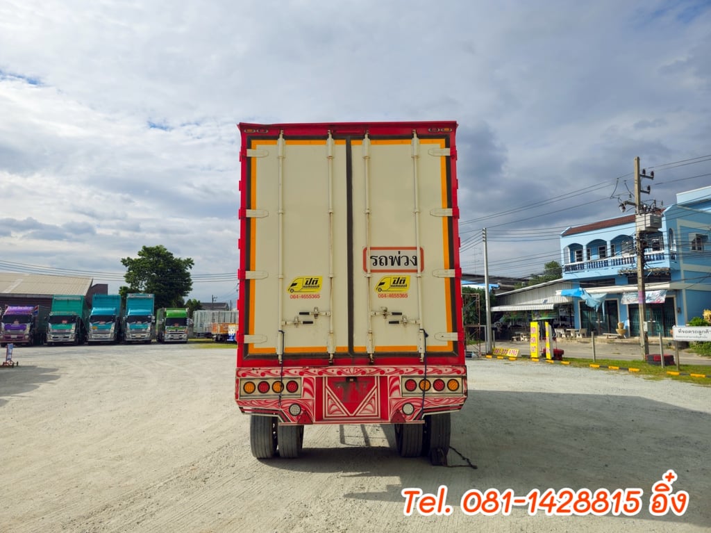 หางพ่วงตู้สิบบาน สองเพลา อู่ ปิติ ปี 2565 (3634)