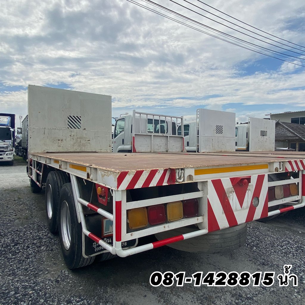 🚚 สิบล้อพื้นเรียบสองเพลา ISUZU FVZ 300 แรงม้า ปี 2557 (0832) 🚚 สิบล้อพื้นเรียบสองเพลา ISUZU FVZ 300 แรงม้า ปี 2557 (0832)