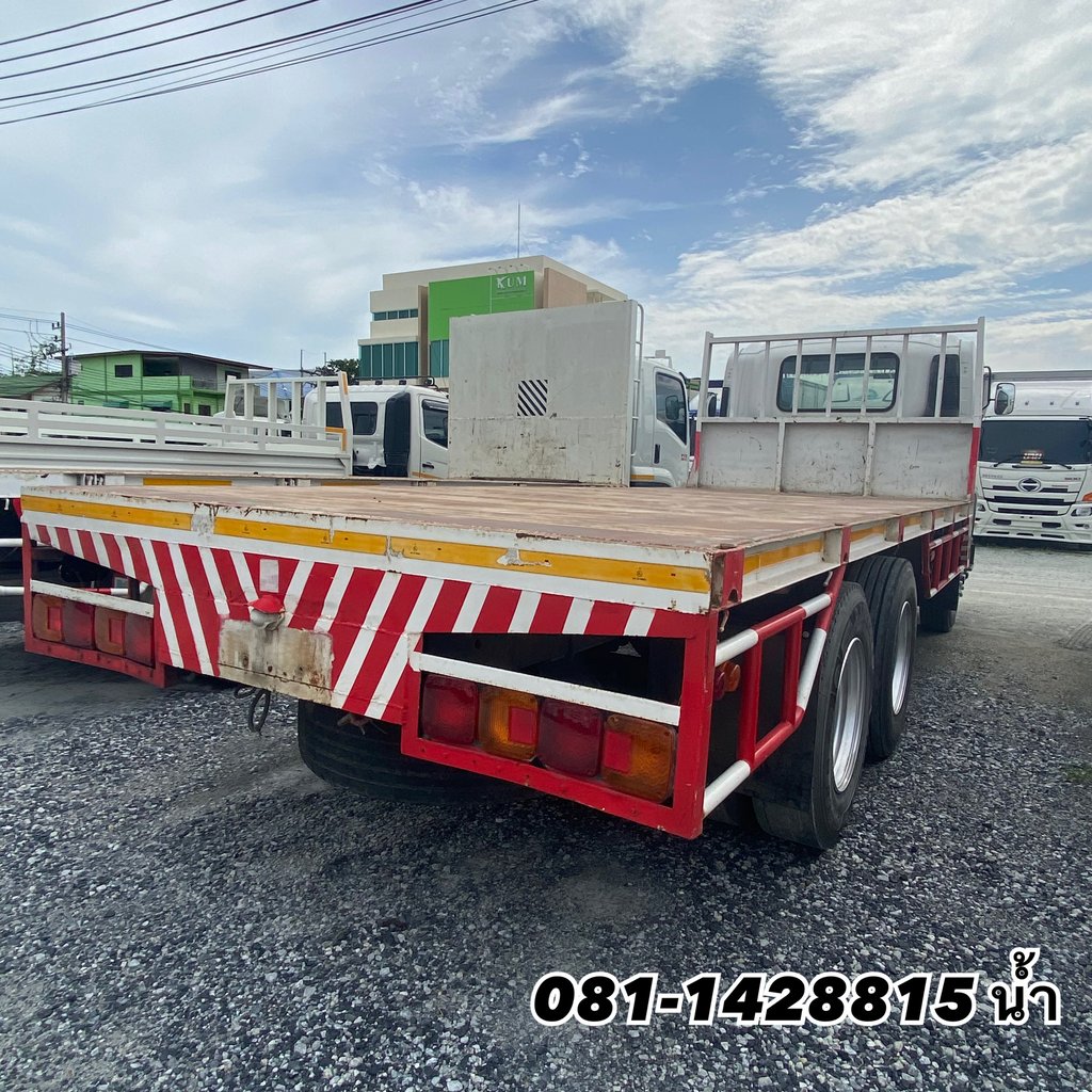 🚚 สิบล้อพื้นเรียบ ISUZU FVM 240 แรง ปี 2555 (5844) 🚚 สิบล้อพื้นเรียบ ISUZU FVM 240 แรง ปี 2555 (5844)