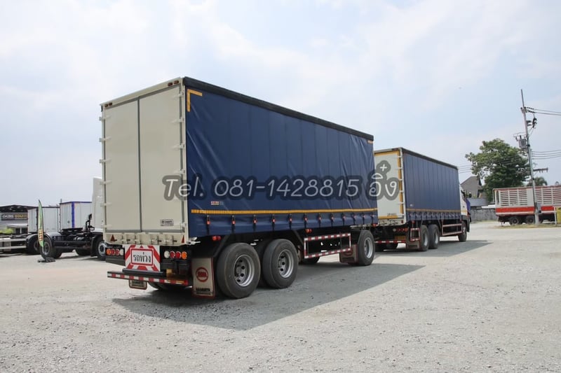 💥💥ลดล้างสต๊อก ลด 300,000.-💥💥  สิบล้อตู้ผ้าใบ HINO FL1A 344 แรง ปี 2567 + หางตู้ผ้าใบ สามเพลา อู่สามมิตร ปี 2567 (5506 5507)