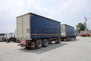 💥💥ลดล้างสต๊อก ลด 300,000.-💥💥  สิบล้อตู้ผ้าใบ HINO FL1A 344 แรง ปี 2567 + หางตู้ผ้าใบ สามเพลา อู่สามมิตร ปี 2567 (5506 5507)
