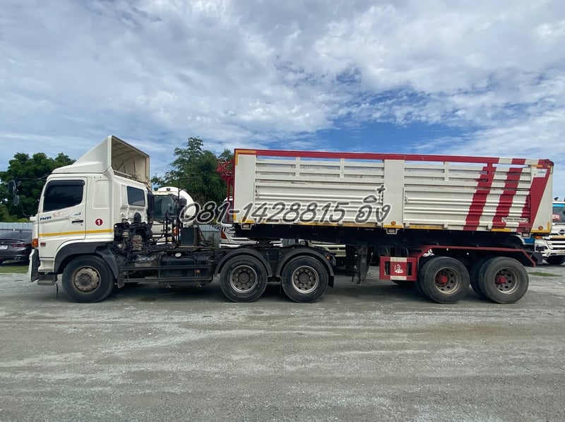 สิบล้อหัวลาก HINO FM1A 344 แรง ปี66 + หางเซมิดั้ม อู่พิรุฬแอสเซมบลีย์ ปี 66 (2356,2357) สิบล้อหัวลาก HINO FM1A 344 แรง ปี66 + หางเซมิดั้ม อู่พิรุฬแอสเซมบลีย์ ปี 66 (2356,2357)