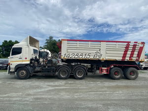 สิบล้อหัวลาก HINO FM1A 344 แรง ปี66 + หางเซมิดั้ม อู่พิรุฬแอสเซมบลีย์ ปี 66 (2356,2357) สิบล้อหัวลาก HINO FM1A 344 แรง ปี66 + หางเซมิดั้ม อู่พิรุฬแอสเซมบลีย์ ปี 66 (2356,2357)