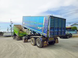 สิบล้อดั้มพ์ HINO FM1A 344 แรง ปี 2566 + หางดั้มพ์ สามเพลา อู่ ส.สมบัติ ปี 2565 (5902 2075) สิบล้อดั้มพ์ HINO FM1A 344 แรง ปี 2566 + หางดั้มพ์ สามเพลา อู่ ส.สมบัติ ปี 2565 (5902 2075)