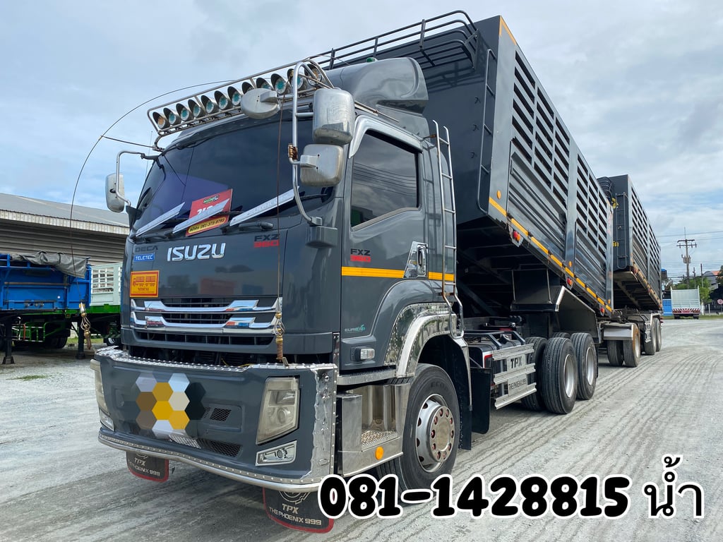 ISUZU FXZ 360แรงม้า รถบรรทุก 10ล้อ พ่วงแม่ลูก ปี2023 (7740 7741) ISUZU FXZ 360แรงม้า รถบรรทุก 10ล้อ พ่วงแม่ลูก ปี2023 (7740 7741)