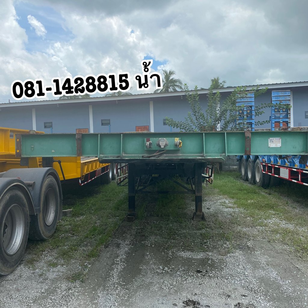 💥 หางพื้นเรียบ สามเพลา อู่ RCK  ปี 2560 (6737)