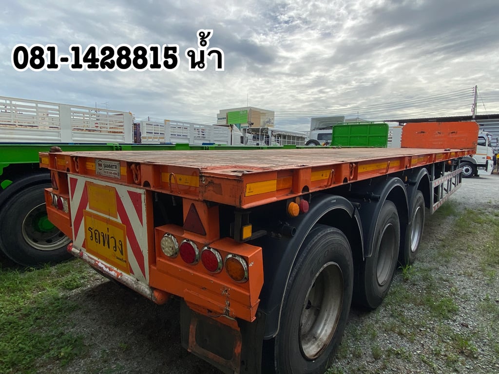 💥 หางพื้นเรียบ สามเพลา อู่สามมิตร ปี 2565 (6080) 💥 หางพื้นเรียบ สามเพลา อู่สามมิตร ปี 2565 (6080)
