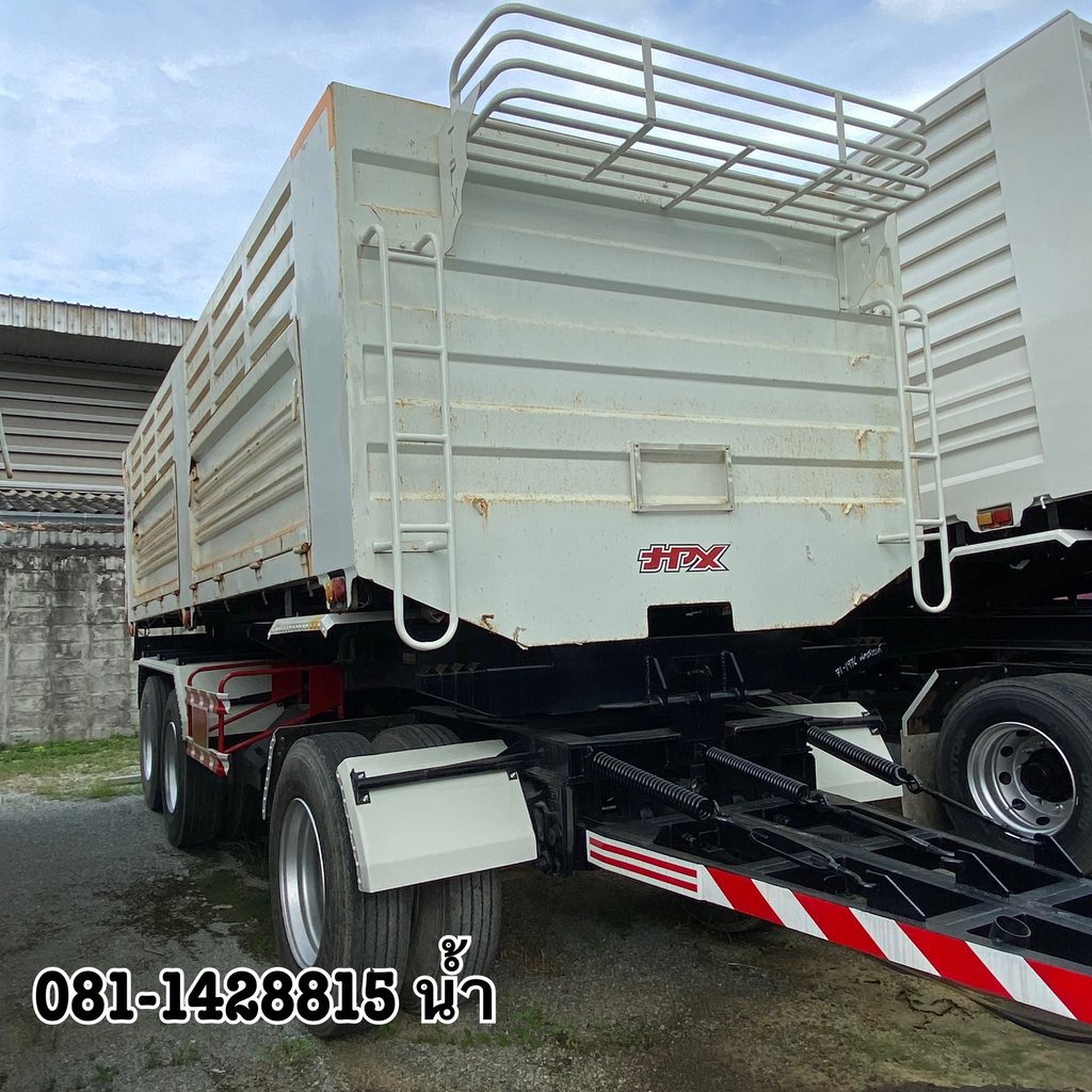 🚚 HINO FM 344แรงม้า รถบรรทุก 10ล้อ พ่วงแม่ลูก ปี2022 (2753 1976)