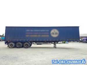 หางตู้ผ้าใบ สามเพลา อู่สามมิตร ปี 2565 (0160) หางตู้ผ้าใบ สามเพลา อู่สามมิตร ปี 2565 (0160)