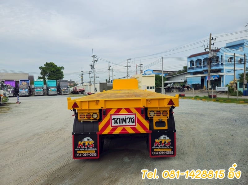 หางพื้นเรียบ สามเพลา  อู่ WAFA  ปี 2563 (6112)