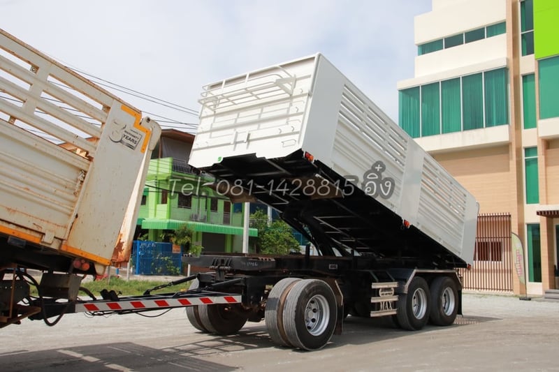 สิบล้อดั้มพ์ HINO FM1A 344 แรง ปี 2566 + หางดั้มพ์ สองเพลา อู่แม็กเทรลเลอร์ ปี 2565 (5411,3778)