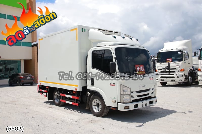 สี่ล้อตู้เย็น ISUZU NLR 130 แรง ปี 2562 (5503)